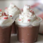 Peppermint Hot Chocolate Pudding Cups