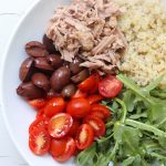 Mediterranean Quinoa and Tuna Power Bowl