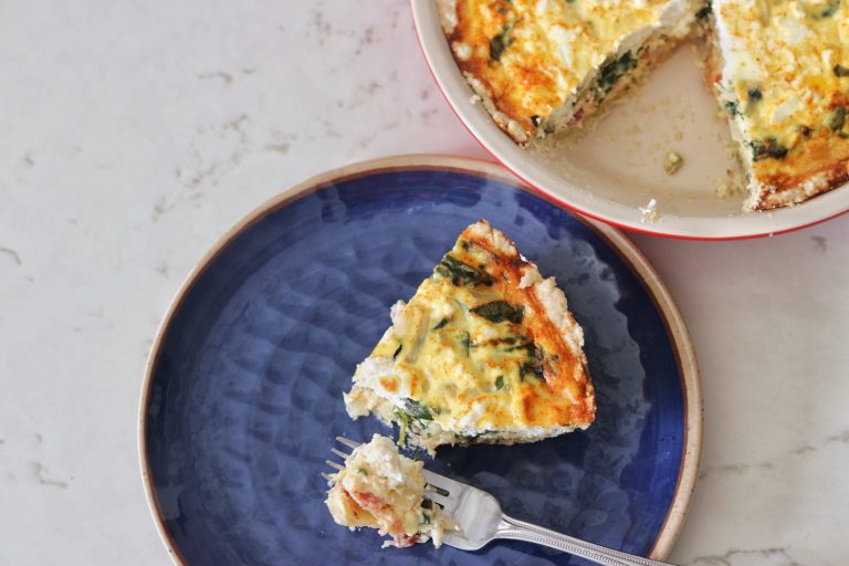 Easter Brunch Recipe: Bacon, Spinach and Onion Quiche - Jessica Ivey